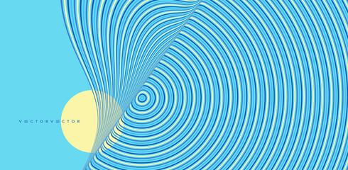 background with optical illusion. pattern can be used as a template for brochure, annual report, mag