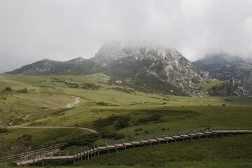 Sticker - Mountains in the North of Spain