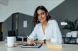 © bnenin - Spending time in a modern office.