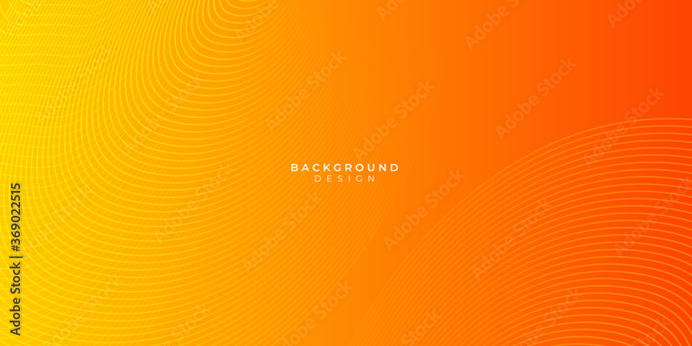 Orange abstract curve wave clean light gradient background Stock Vector ...