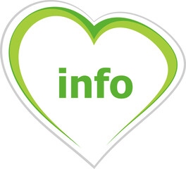 Poster - Text info. Information concept