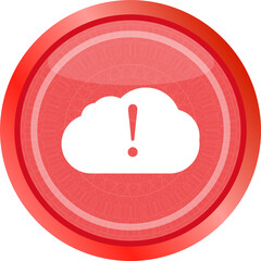 Poster - speech bubbles with exclamation mark web icon