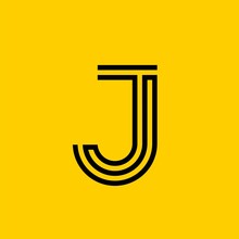 Letter J Logo Icon Design Template Elements	