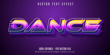Dance Text, Pop Art Style Editable Text Effect
