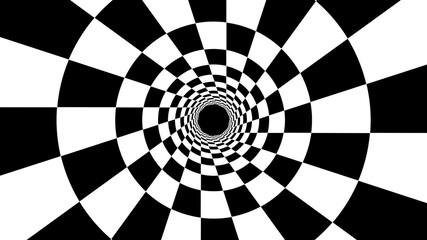 Aufkleber - Black and white stripes. Computer generated abstract background, 3D rendering backdrop