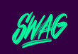 © Alex Gorka - SWAG. Vector lettering.