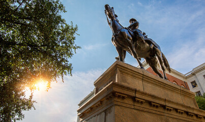 Wall Mural - Joseph Hooker Statue in Boston