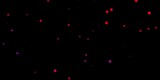 Fototapeta Przestrzenne - Dark pink, red vector backdrop with virus symbols.