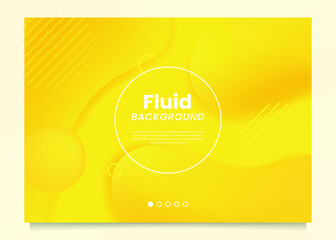 Poster - Colorful Geometric Background . Fluid Shapes Composition