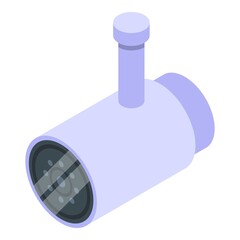 Poster - Security camera remote access icon. Isometric of security camera remote access vector icon for web design isolated on white background
