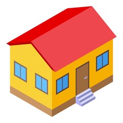 Poster - Smart home remote access icon. Isometric of smart home remote access vector icon for web design isolated on white background