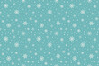 © One Pixel Studio - Seamless texture with hand drawn snowflakes. Christmas background. Vector