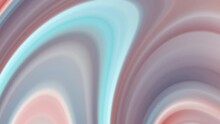 Colorful Pastel Rainbow Gradient Swirly Morphing Motion Graphics Abstract Background. 4K 3D Rendering Seamless Loop Beautiful Background In Motion Design Style.