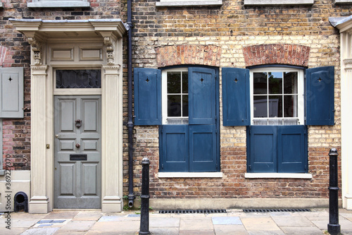 Fotografía Georgian terraced town house in Spitafields once the home of wealthy Huguenot si