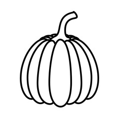 Poster - pumpkin healthy vegetable isolated style icon