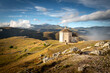 Isolated church in Gran Sasso National Park, Abruzzo, Italy