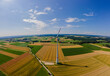 Panoramic View of an electric windmill