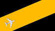 © Miha Creative - Plane on a yellow-black background. Flat  lay with  copy space and top  view. Travel background for travel agency banner,poster.