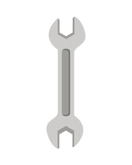 Canvas Print - wrench key tool isolated icon