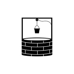 water well vector logo icon design template illustration