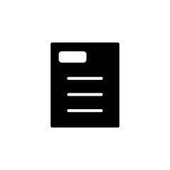 Poster - header icon. application icon. perfect for logo, website, application, presentation and more product. icon design solid style