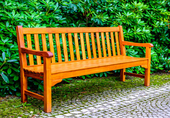 Poster - new benches at a park