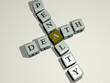 © Ali - combination of death penalty built by cubic letters from the top perspective, excellent for the concept presentation. illustration and background