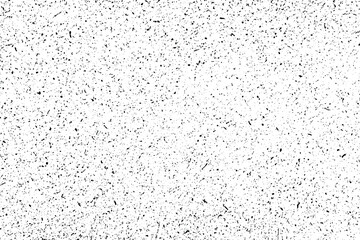 Wall Mural - Grunge natural texture of the surface of the hardboard. Monochrome mottled background of chaotic particles, small fibers, specks, noise and grain. Overlay template. Vector illustration