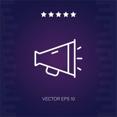 megaphone vector icon modern illustration