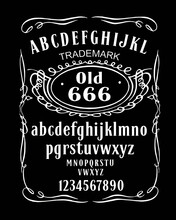Vintage Whiskey Label