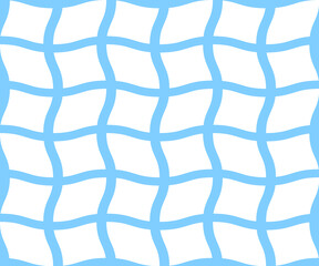 Poster - Seamless Swimming Pool blue wave grid Background Pattern. Vector illustration