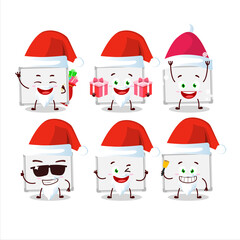 Poster - Santa Claus emoticons with whiteboard cartoon character