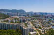 Top view of Hong Kong city