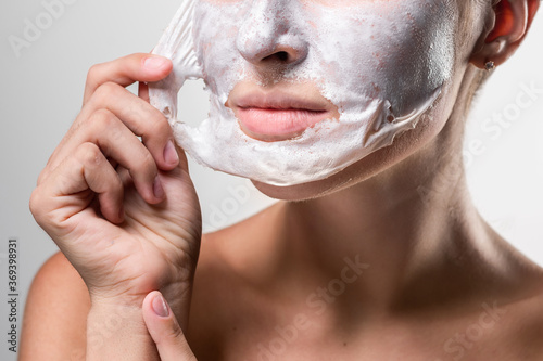 Cuadros en Lienzo Beauty skin care cosmetics and health concept