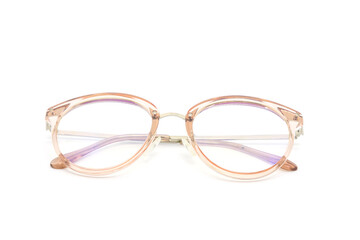 Canvas Print - Pink frame clear glasses