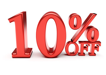 10 percent off discount sale