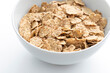 © dnd_project - Bowl of whole grain muesli isolated on the white background.
