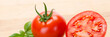 angeschnittene tomate