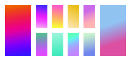 Color gradient cover design. Vibrant background for screen, poster, banner, wallpaper, social media post