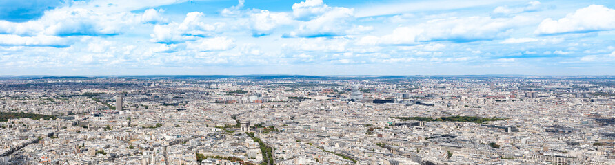 Wall Mural - from Eiffel Tower aerial view, Paris