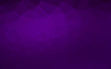 Poster - dark purple vector shining triangular template. shining colored illustration in a brand new style. n