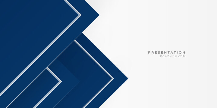 Simple modern blue white abstract presentation background for business and corporate