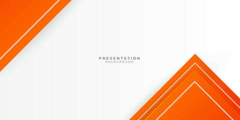 Wall Mural - abstract bright soft design background with orange lines in dynamic smooth style. vector.