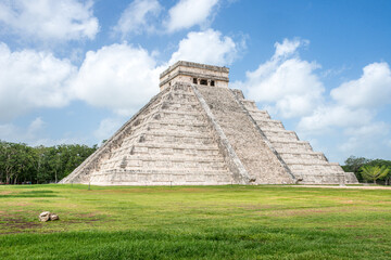 Wall Mural - Mayan Temple of Kukulcan at Yucatan in Mexico