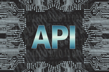 api sign money and technology worldwide network, blockchain, bitcoin is electronic currency internet