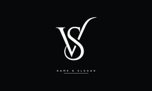 VS ,SV ,V ,S  Abstract Letters Logo Monogram