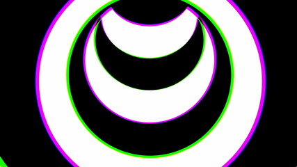 Aufkleber - Black and white stripes. Computer generated abstract background, 3D rendering backdrop