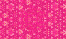 Beautiful Abstract Pink Kaleidoscope Patterned Background