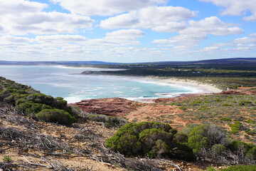 Wall Mural - View of the coastal cliffs Kalbarri National Park in the Mid West region of Western Australia.