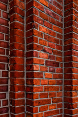 Red brickwork